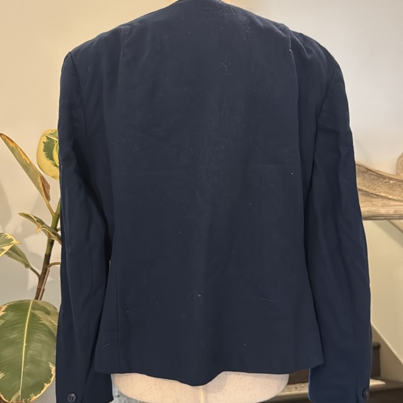 **Pendleton Vintage Navy Virgin Wool Coat** - Picture 3 of 6